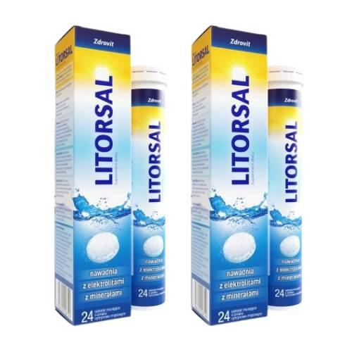 Zestaw ZDROVIT LITORSAL, 2x24 tabletki