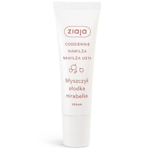 Zdjęcie produktu - ZIAJA CODZIENNIE NAWILŻA Błyszczyk Słodka Mirabelka, 12ml