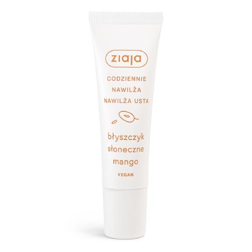 Zdjęcie produktu - ZIAJA CODZIENNIE NAWILŻA Błyszczyk Słoneczne Mango, 12ml