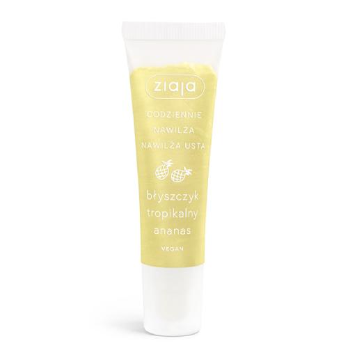 Zdjęcie produktu - ZIAJA CODZIENNIE NAWILŻA Błyszczyk Tropikalny Ananas, 12ml