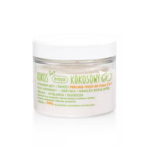 Zdjęcie produktu - ZIAJA Kokos Peeling-puch do ciała 2w1, 270ml