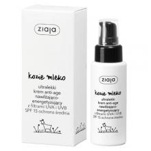Zdjęcie produktu - Ziaja Kozie Mleko Krem anti-age z filtrami UVA i UVB SPF15, 50 ml
