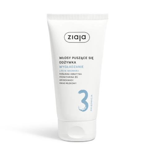 Zdjęcie produktu - ZIAJA LIŚCIE BAOBABU Odżywka do włos&oacute;w Wygładzanie włosy puszące się, 160ml