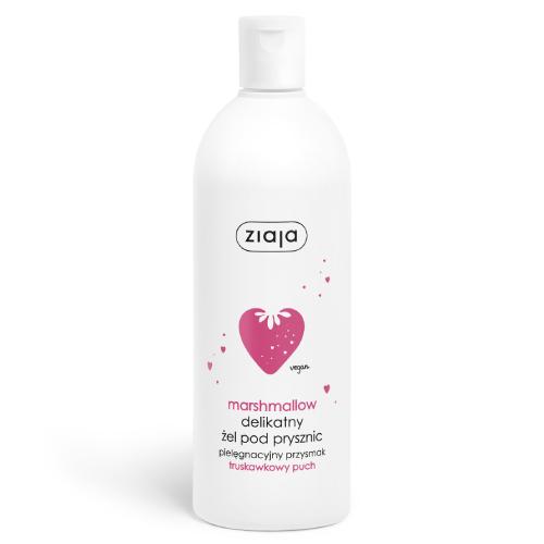 Zdjęcie produktu - Ziaja Marshmallow Delikatny żel pod prysznic Truskawkowy puch, 500 ml