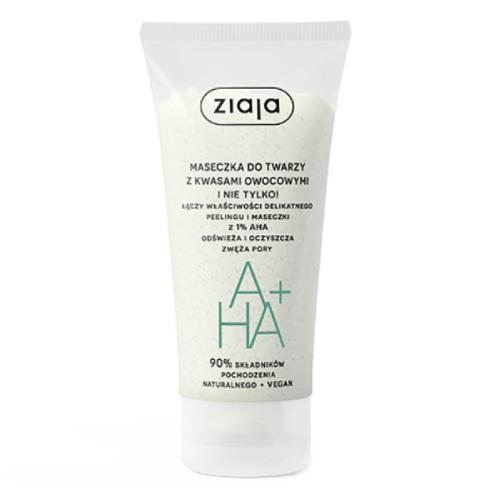 Zdjęcie produktu - ZIAJA Maseczka do twarzy z kwasami owocowymi 1% AHA, 55ml