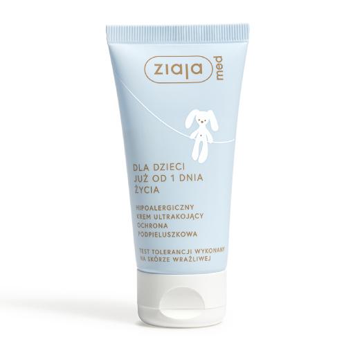 Zdjęcie produktu - ZIAJA MED Dla Dzieci Hipoalergiczny krem ultrakojący ochrona podpieluszkowa, 50ml