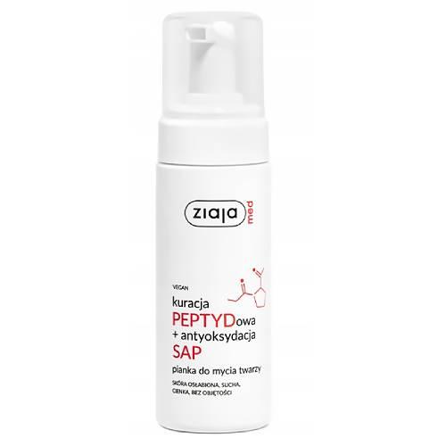 Zdjęcie produktu - Ziaja Med Kuracja Peptydowa Pianka do mycia twarzy, 150 ml USZKODZONY KOREK