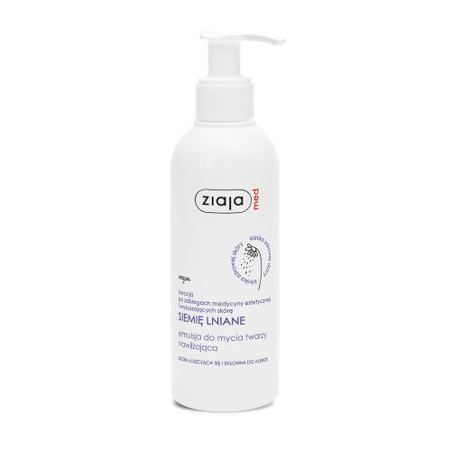 Zdjęcie produktu - ZIAJA MED SIEMIĘ LNIANE Emulsja do mycia twarzy, 190ml
