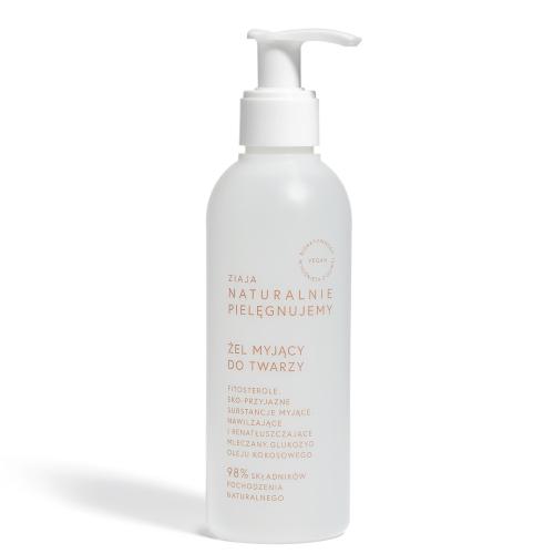 Zdjęcie produktu - ZIAJA NATURALNIE Żel myjący do twarzy, 190ml
