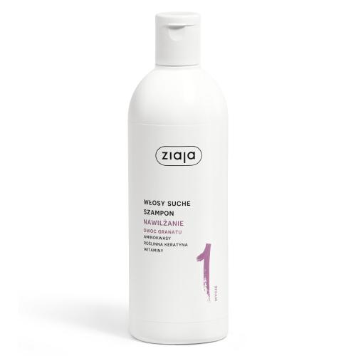 Zdjęcie produktu - ZIAJA OWOC GRANATU Szampon do włos&oacute;w Nawilżanie włosy suche, 400ml