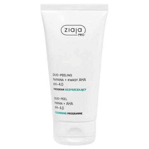 Zdjęcie produktu - Ziaja Pro Duo-peeling Papaina + Kwasy AHA pH 4.0, 200 ml