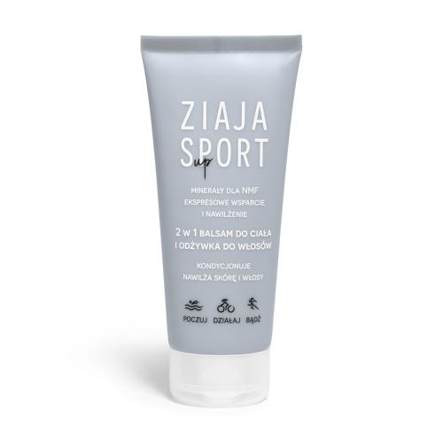 Zdjęcie produktu - Ziaja Sport 2w1 Balsam do ciała i odżywka do włos&oacute;w, 200 ml