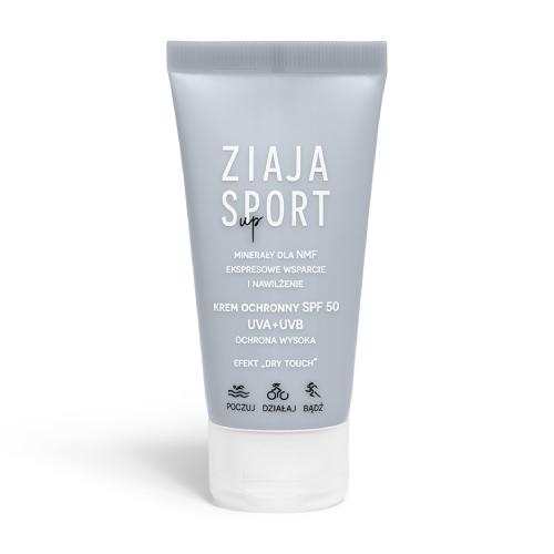 Zdjęcie produktu - Ziaja Sport Krem ochronny SPF50 UVA+UVB, 50 ml