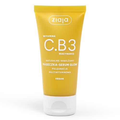Zdjęcie produktu - Ziaja Witamina C.B3 Niacynamid Maseczka-serum glow, 50 ml