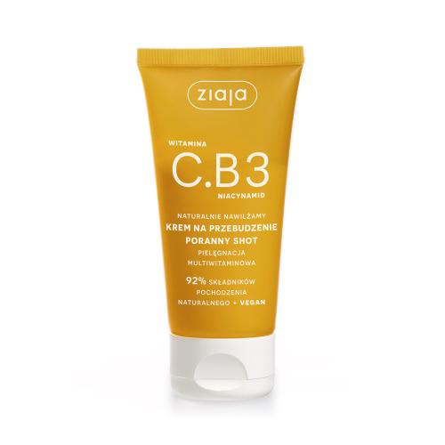 Zdjęcie produktu - ZIAJA Witamina C.B3 Krem na przebudzenie poranny shot, 50ml