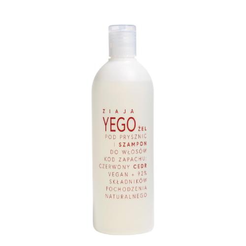 Zdjęcie produktu - ZIAJA YEGO Żel i szampon czerwony cedr, 400ml