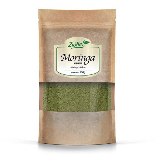 Zdjęcie produktu - ZI&Oacute;ŁKO Moringa liść, 100g