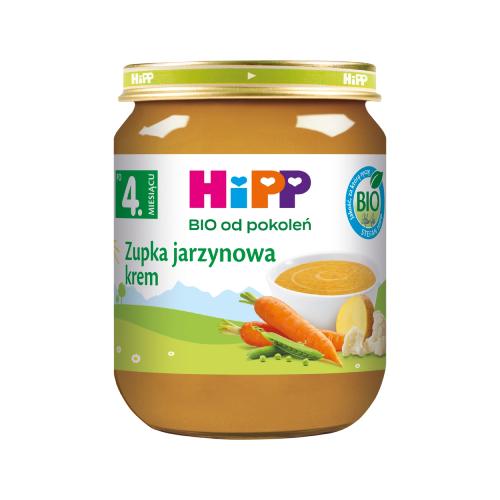 Zdjęcie produktu - HiPP BIO Zupka jarzynowa krem po 4. miesiącu, 125 g