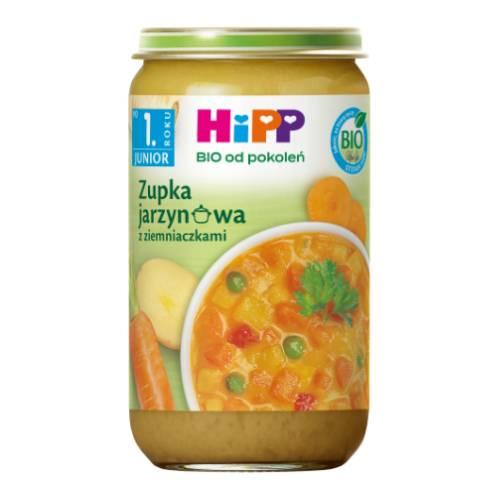 Zdjęcie produktu - HiPP &Beta;IO Junior Zupka jarzynowa z ziemniaczkami po 1. roku, 250 g