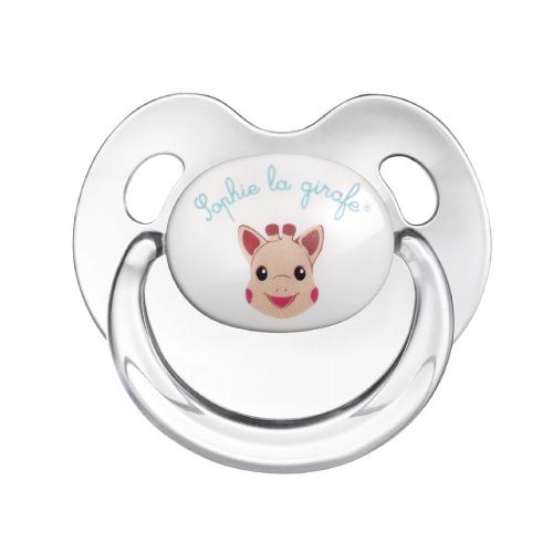 Żyrafa Sophie (Sophie La Girafe) Smoczki silikonowe 0-6m, 2 szt.