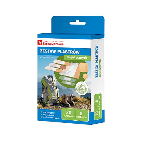 Zdjęcie produktu - ZYSKAJ ZDROWIE Zestaw plastr&oacute;w turystycznych, 20 szt.