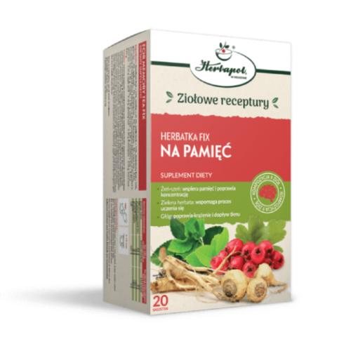 Miniaturka artykułu - Herbatka fix Na pamięć, 20 sasz.