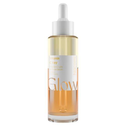 Miniaturka artykułu - Nacomi Glow Vitamin C Key Bi-Phase Rozjaśniające Serum do twarzy z witaminą C do cery z nier&oacute;wnym kolorytem, 40 ml