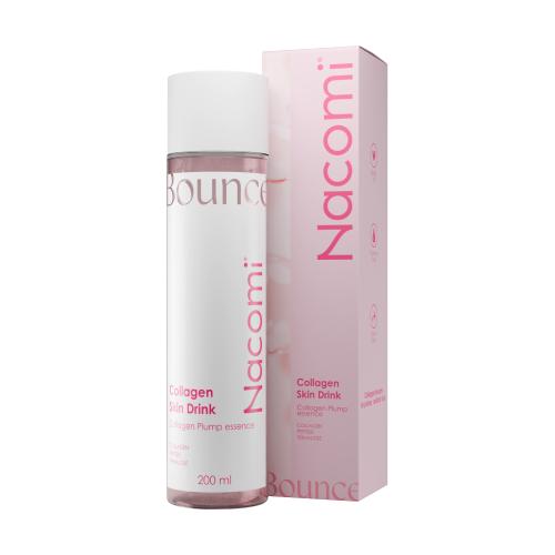 Miniaturka artykułu - Nacomi Hydra Obsession Collagen Skin Drink Key Ujędrniająco-wygładzająca esencja do pielęgnacji twarzy, 200 ml