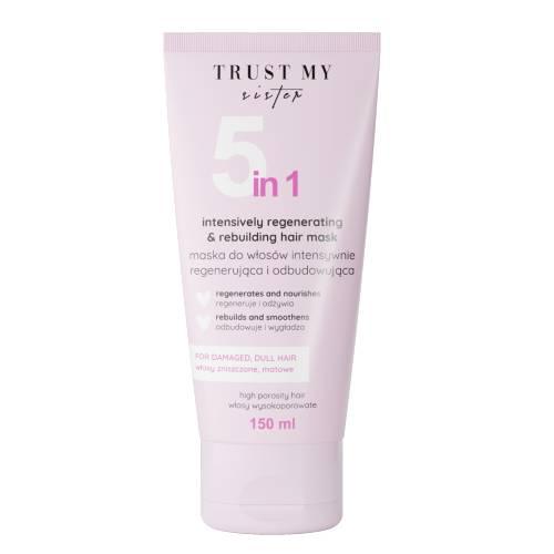 Miniaturka artykułu - NACOMI TRUST MY SISTER Maska 5w1 do włos&oacute;w wysokoporowatych, 150 ml
