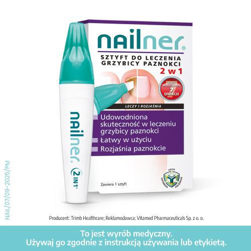 Miniaturka artykułu - Nailner Sztyft 2w1, 4ml