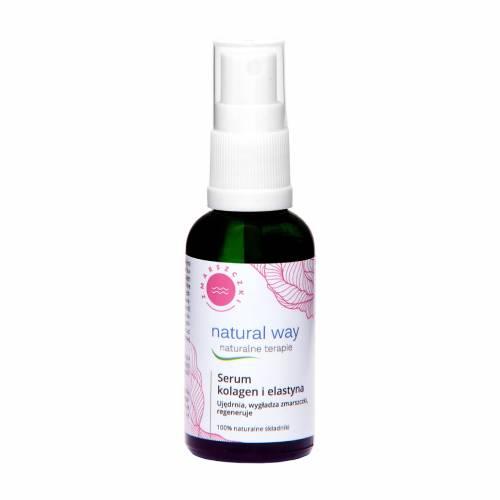 Miniaturka artykułu - NAT. WAY Ujędrnianie Serum kolagen i elastyna, 30ml