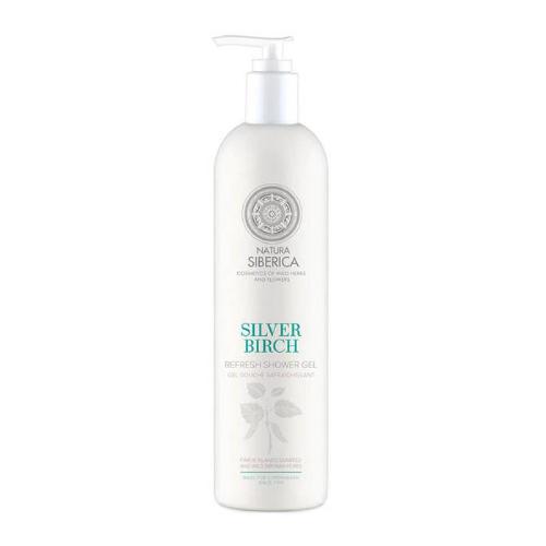 Miniaturka artykułu - NATURA SIBERICA Biała Syberia Orzeźwiający żel pod prysznic Srebrna Brzoza, 400ml