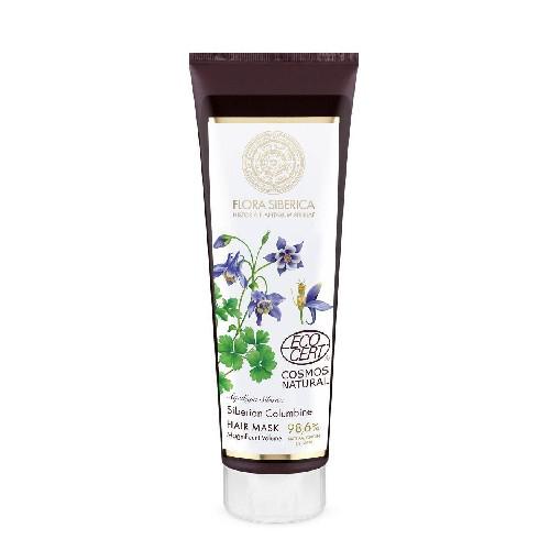 Miniaturka artykułu - Natura Siberica Flora Maska zwiększająca objętość włos&oacute;w, 200 ml