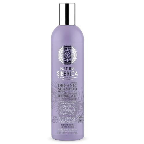 Miniaturka artykułu - Natura Siberica Szampon do włos&oacute;w zniszczonych, 400ml