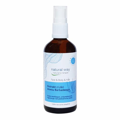 Miniaturka artykułu - NATURAL WAY Ekstrakt z liści aloesu barbadensis, 100 ml 