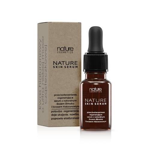 Nature Cosmetics Nature Skin Serum żel z naturalnym śluzem ślimaka i kwasem hialuronowym, 10 g