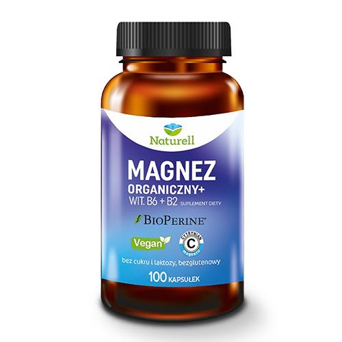 Miniaturka artykułu - Naturell Magnez organiczny+, 100 kaps.