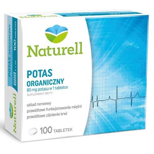 Miniaturka artykułu - Naturell Potas organiczny, 100 tabl.