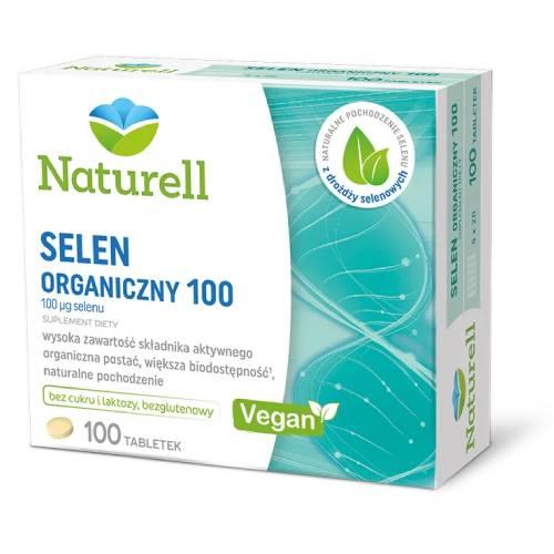 Miniaturka artykułu - NATURELL Selen Organiczny - 100 tabletek