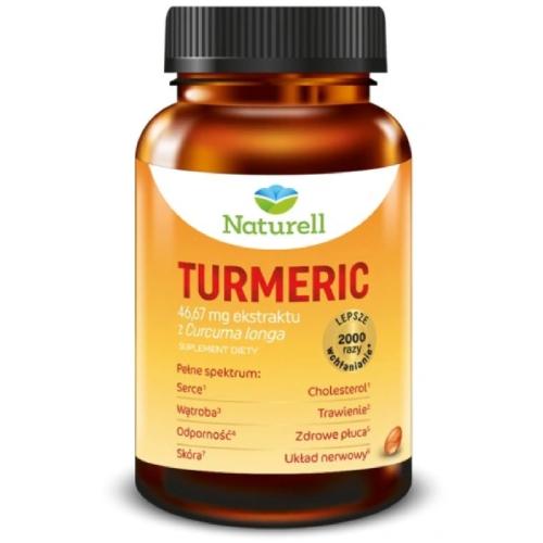 Zdjęcie produktu - NATURELL Turmeric, 60kaps.