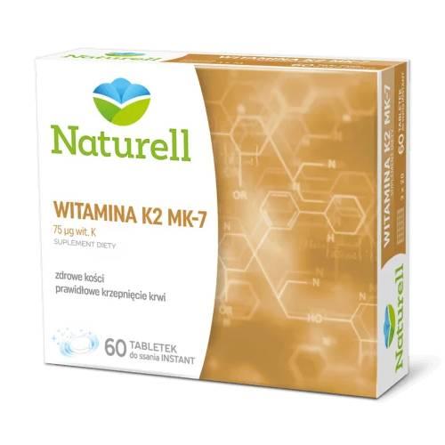 Miniaturka artykułu - Naturell Witamina K2 MK-7, 60 tabl.