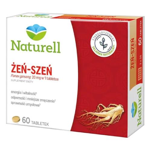 Miniaturka artykułu - Naturell Żeń-szeń, 60 tabl.