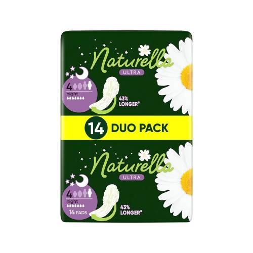 Miniaturka artykułu - NATURELLA Ultra Night Duo Podpaski, 14szt.