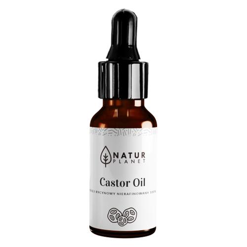 Miniaturka artykułu - NaturPlanet Castor Oil - Olej Rycynowy nierafinowany, 30 ml