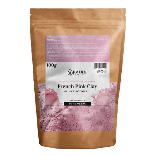 Miniaturka artykułu - NaturPlanet Glinka R&oacute;żowa proszek -100 g