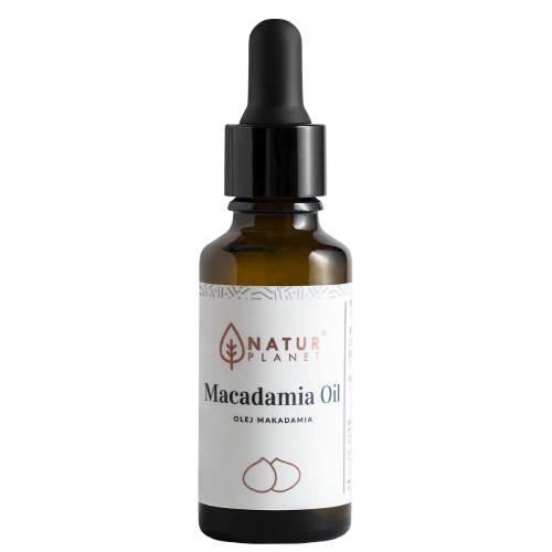 Miniaturka artykułu - NaturPlanet Olej Makadamia 100% -30ml