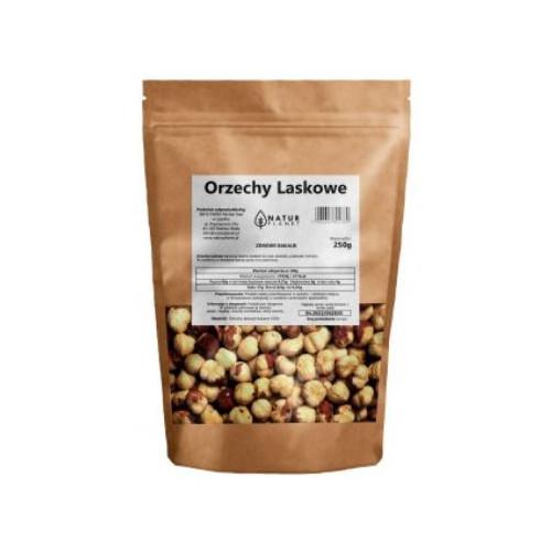 Miniaturka artykułu - NATURPLANET Orzechy laskowe łuskane, 250g