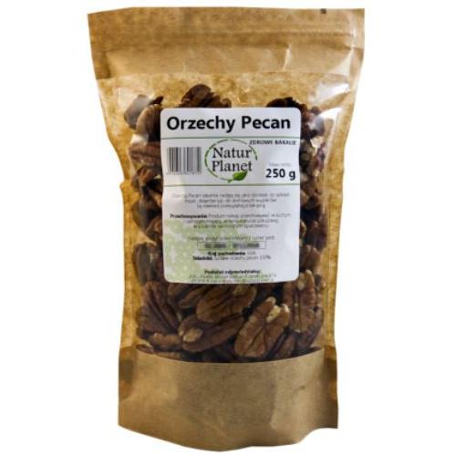 Miniaturka artykułu - NATURPLANET Orzechy Pecan, 250g