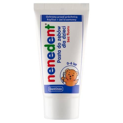 Miniaturka artykułu - NENEDENT Pasta do zęb&oacute;w  bez fluoru - 50 ml 