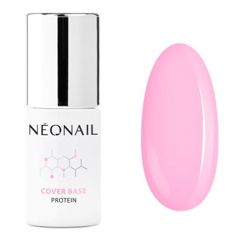 Miniaturka artykułu - NeoNail Lakier Hybrydowy Cover Base Protein Pastel Rose 8718-7, 7,2ml
